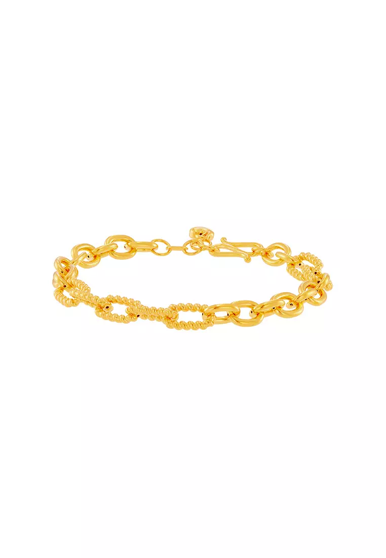 HABIB 999/24K Yellow Gold Bracelet WWGB2340524