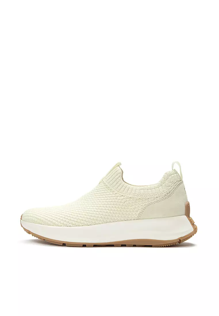 FITFLOP F-Mode Flow Textured-Knit Slip-On Sneakers