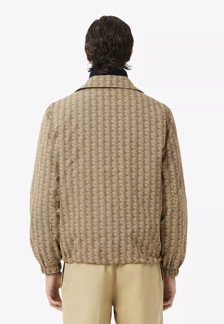 Reversible Bi Material Monogram Jacket