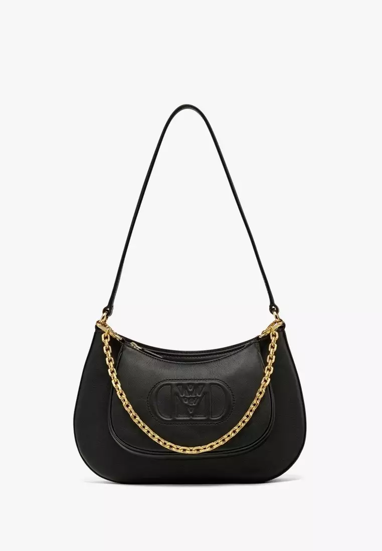 Buy MCM Mode Travia Shoulder Bag in Spanish Nappa Leather 2024