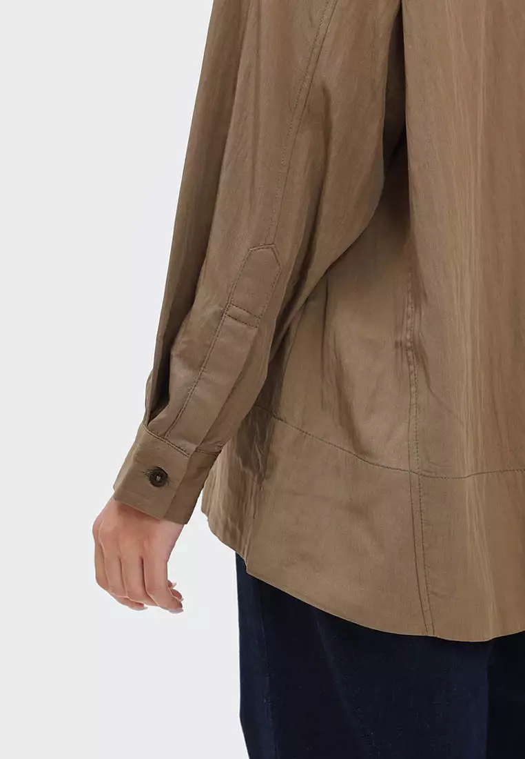 Ria Miranda Dark Olive Adina Shirt