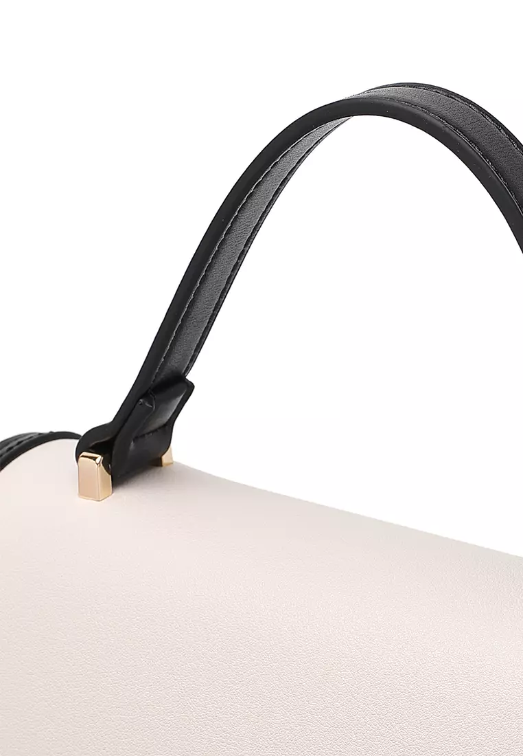 Top Handle Bag / Sling Bag / Crossbody Bag (Tas Selempang / Tas Tangan) - Putih