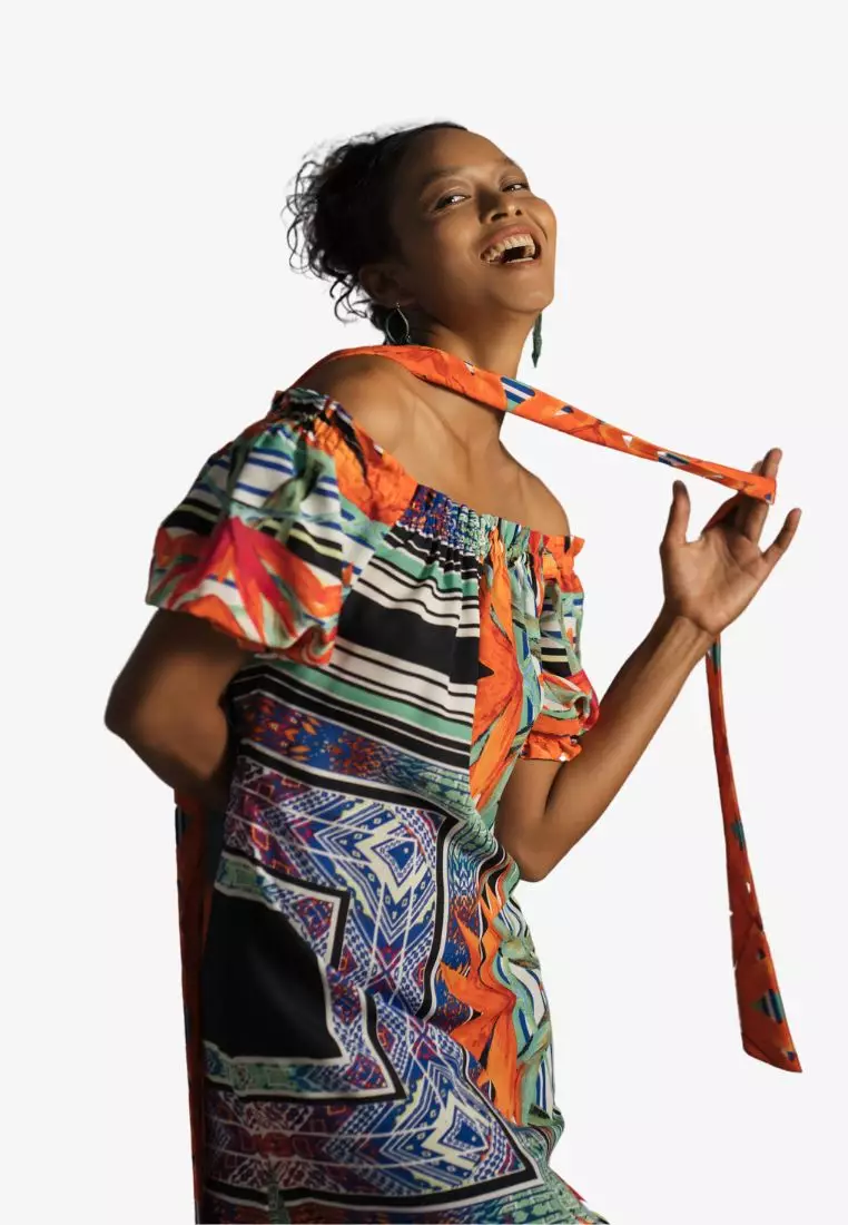 Summer Get Away Silk Dress