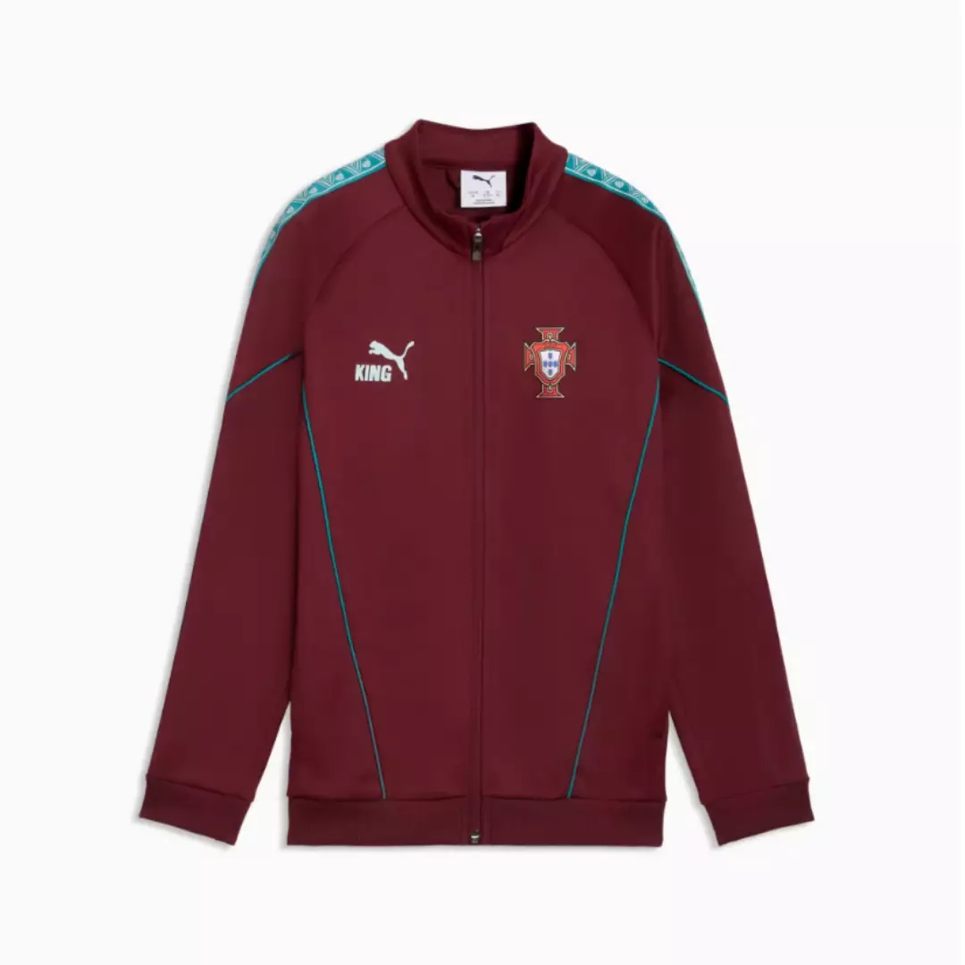 PUMA Portugal FPF KING Anthem Jacket Jr 78483524 - Jaket Anak (Merah)