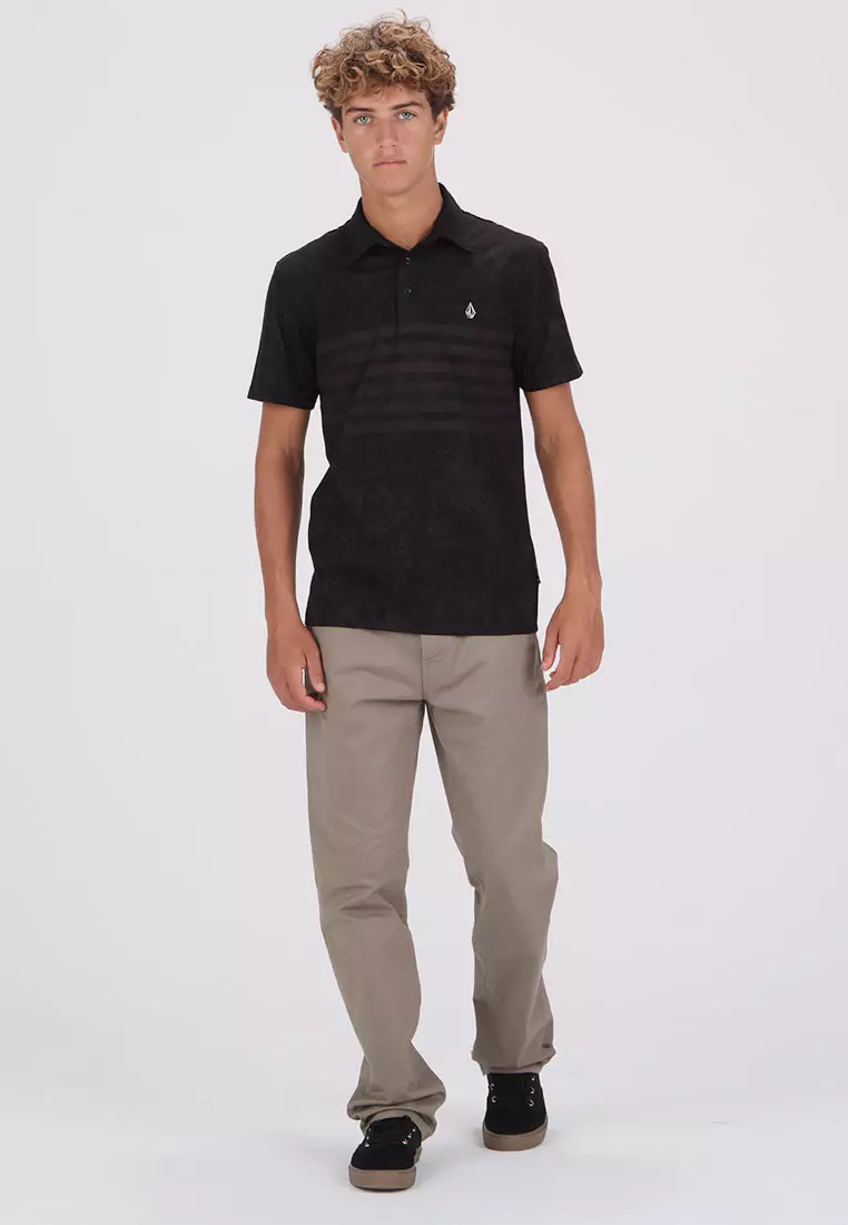 MPL HOFFS SHORT SLEEVE POLO BLACK