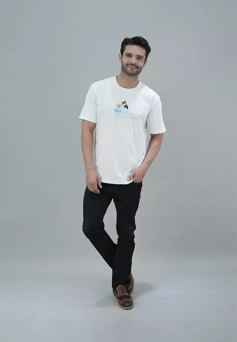 LGS Street - Kaos - Streetwear - Putih - Unisex - ST.30.H074.001.C