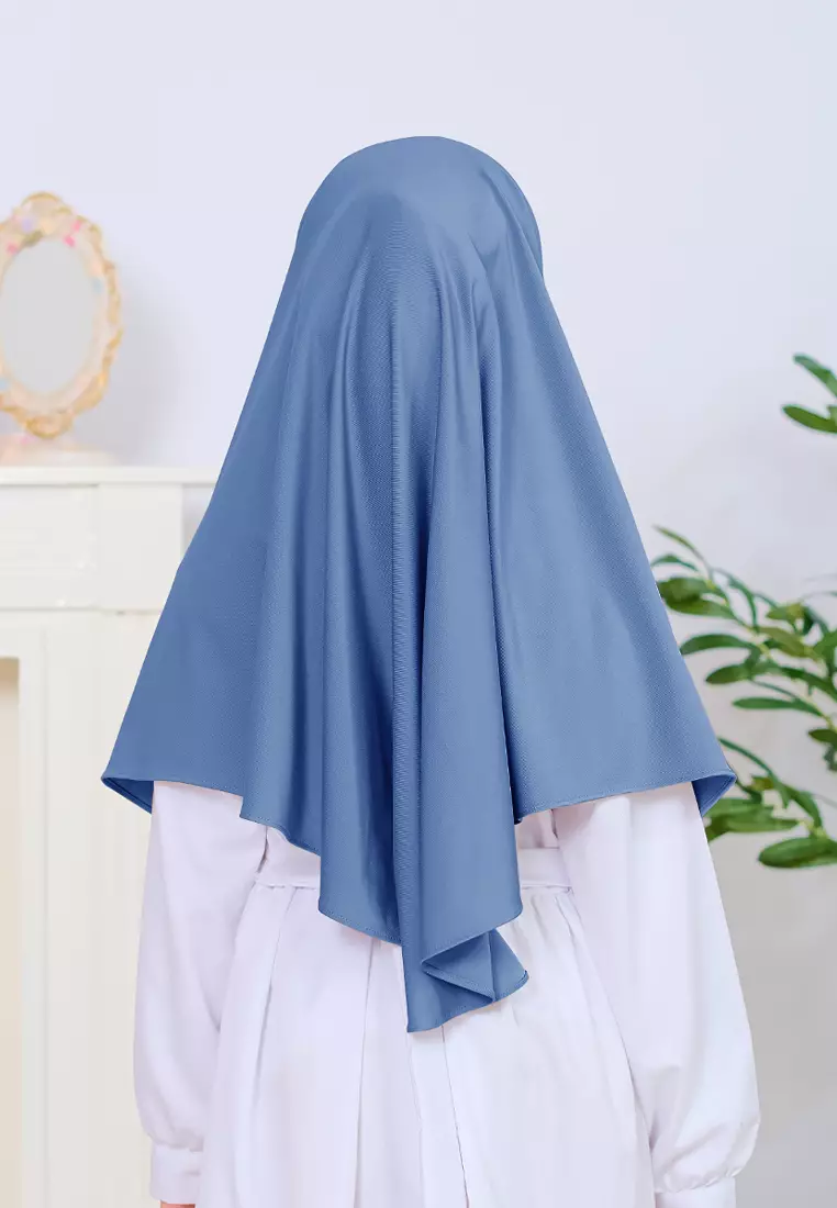 Cotton Bee - Jennaira Bergo Dagu | Hijab Instan Anak Non Pad - L