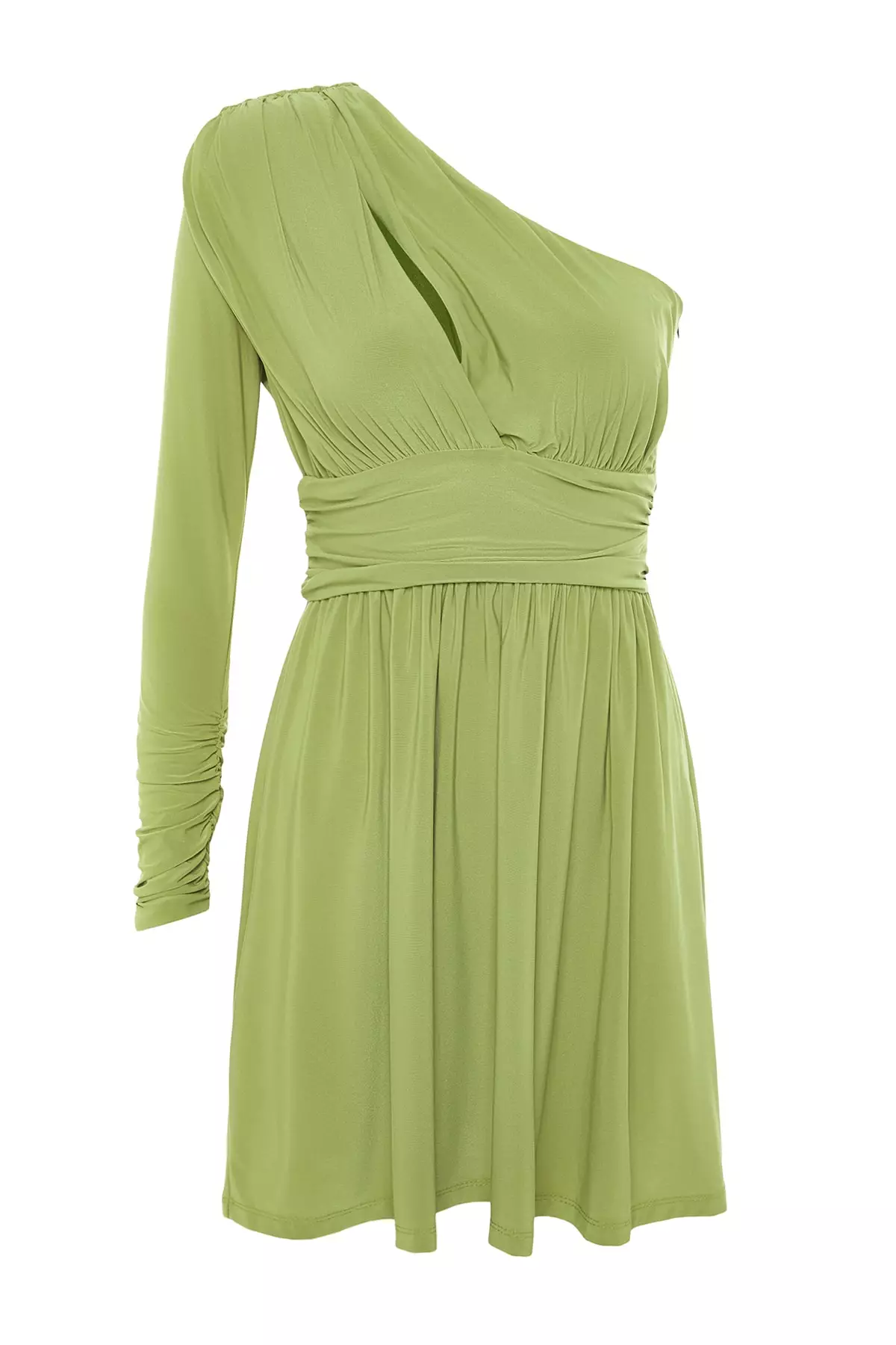 One Shoulder Cut Out Mini Dress