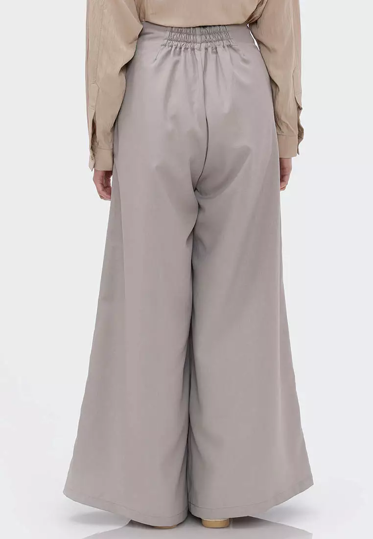 Ria Miranda Ash Grey Kilah Pants