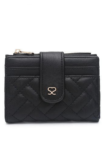 Sara Smith black Avery Women's Quilted Wallet / Purse 0BD97AC4D8E735GS_1