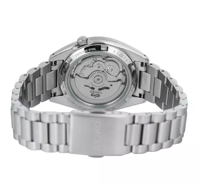 Jam Tangan Pria Seiko 5 Sports SRPK89 SRPK89K1 SNXS Series Strap Stainless Steel Silver Black Dial Color