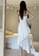 Crystal Korea Fashion white Korean banquet temperament slim-fit lace fishtail suspender dress D5776AAA8BDDEBGS_6