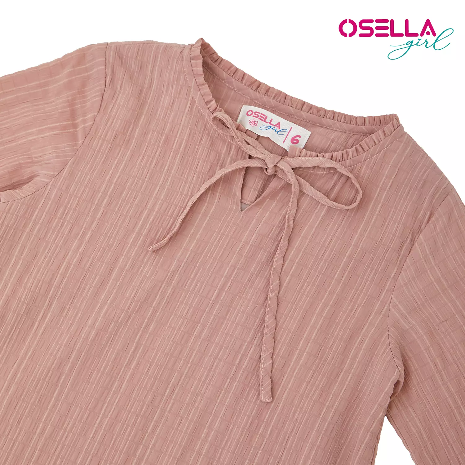 [NEW] Osella Alyia Solid Maxi Dress With Fancy Fabric And Additional Pashmina In Pink 2357500484 | Dress Perempuan
