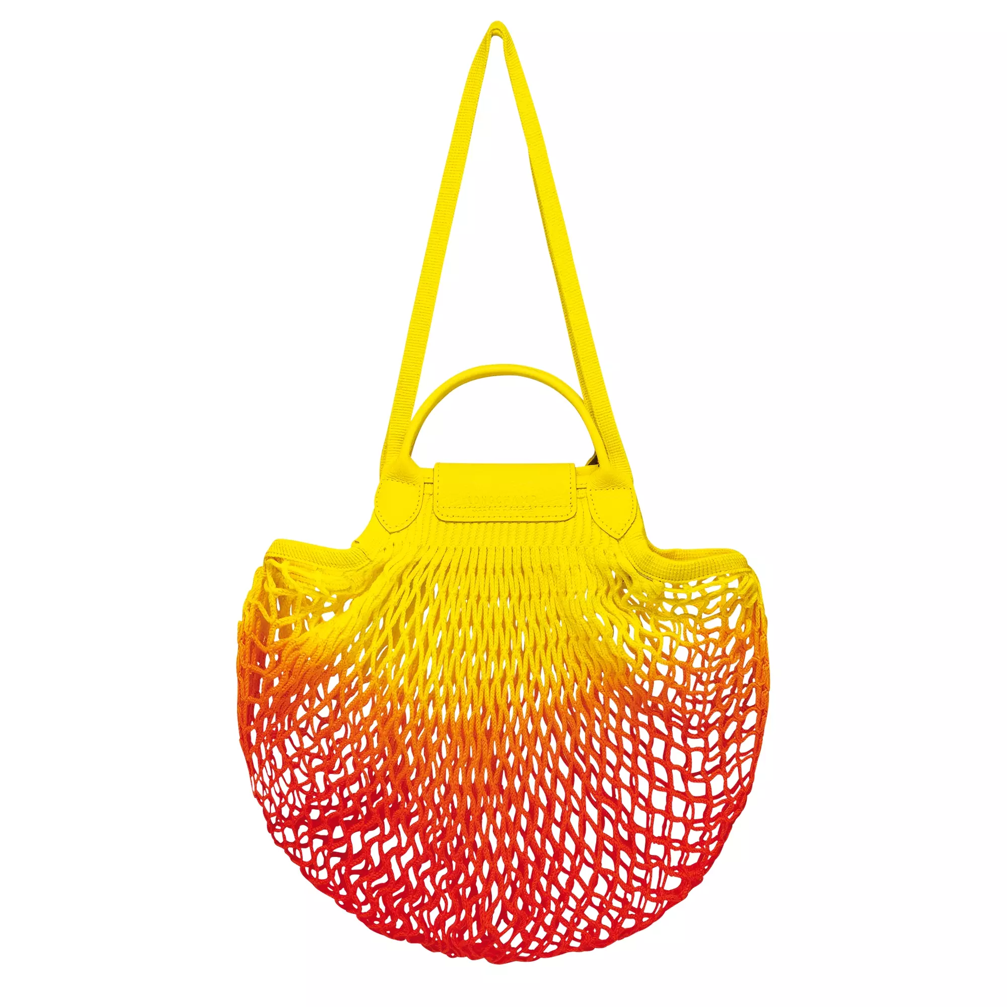 Le Pliage Filet Mesh bag L Tie & Dye - Yellow/Orange