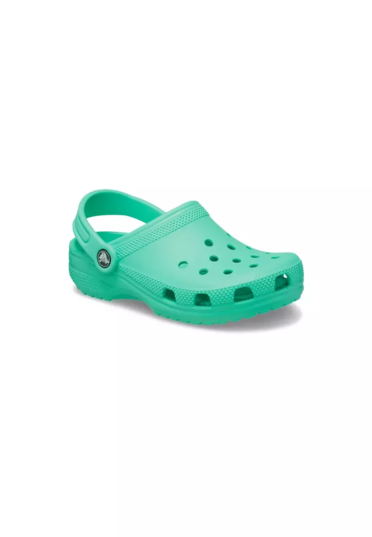 Discount on Crocs  shoes - SKU: Crocs Toddler Classic Clog in Lagoon
