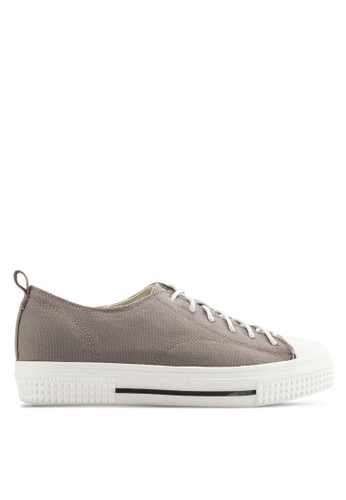 Laced Up Canvas Sneakers