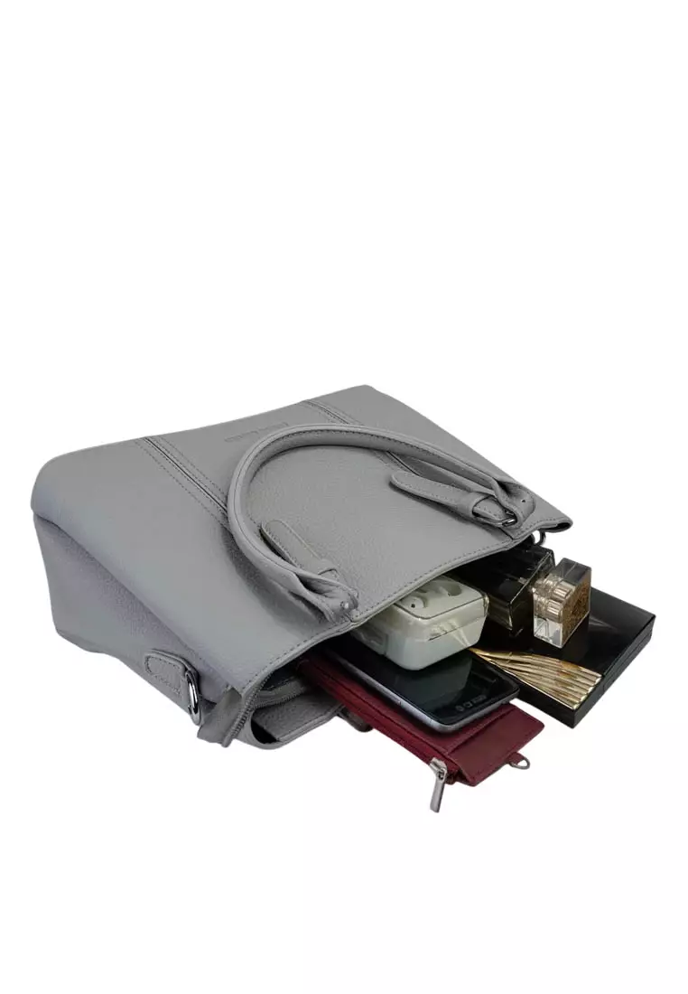 Pierre Cardin Tas Hand Bag Wanita Grey 9121531501GRY