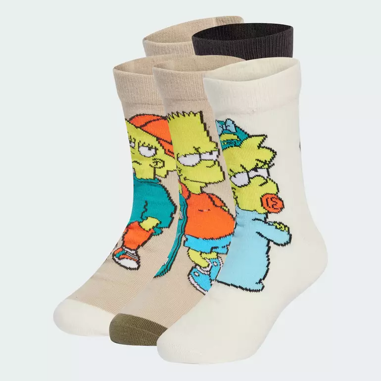 Lifestyle The Simpsons Socks Kids Unisex Brown JM4473