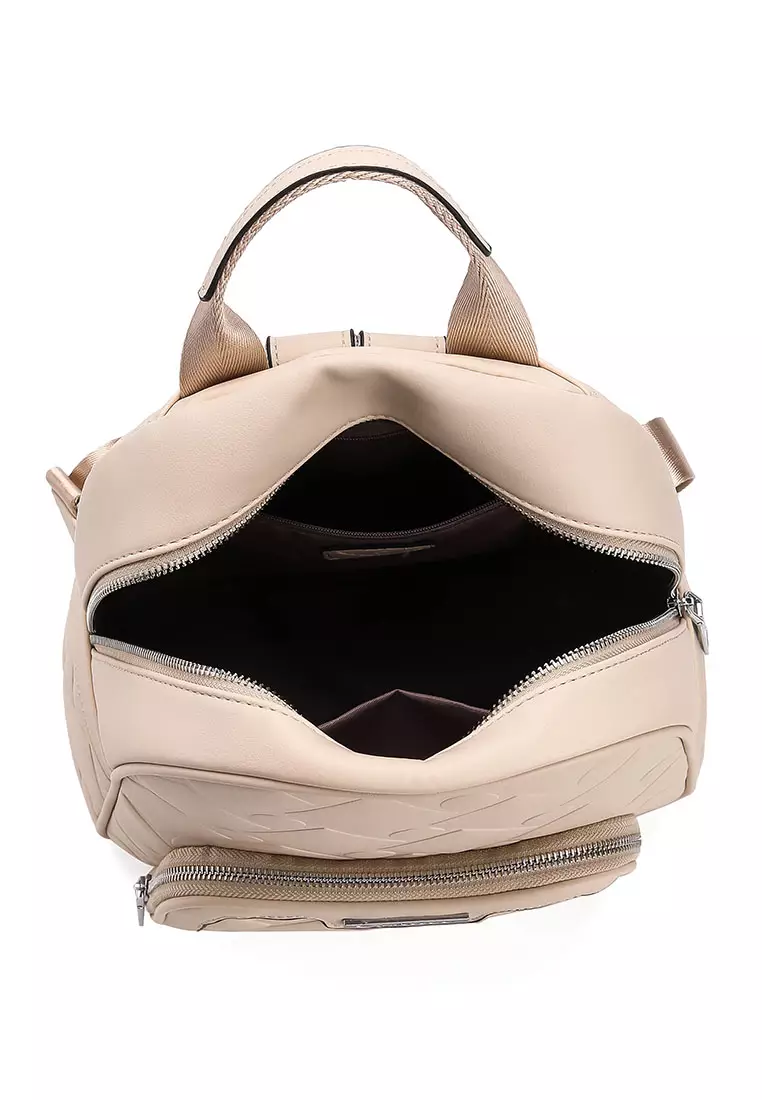 GYKACO JIYOL Beige - Tas Ransel Wanita - Fashion Backpack (IMPORT)