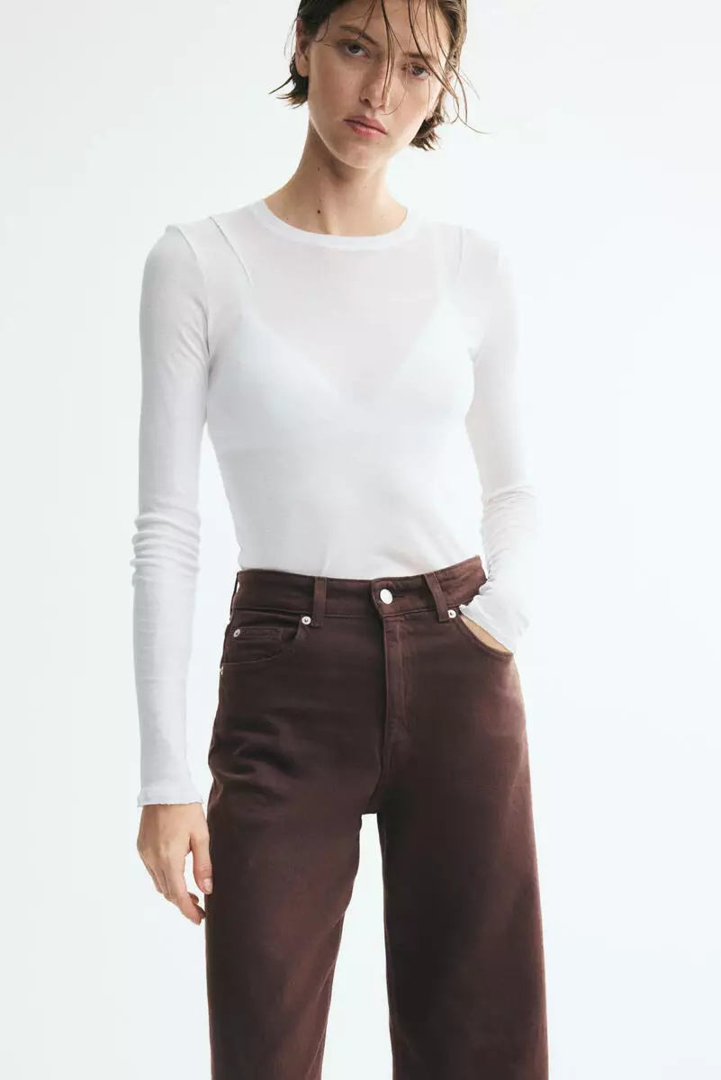 Wide High Waist Jeans