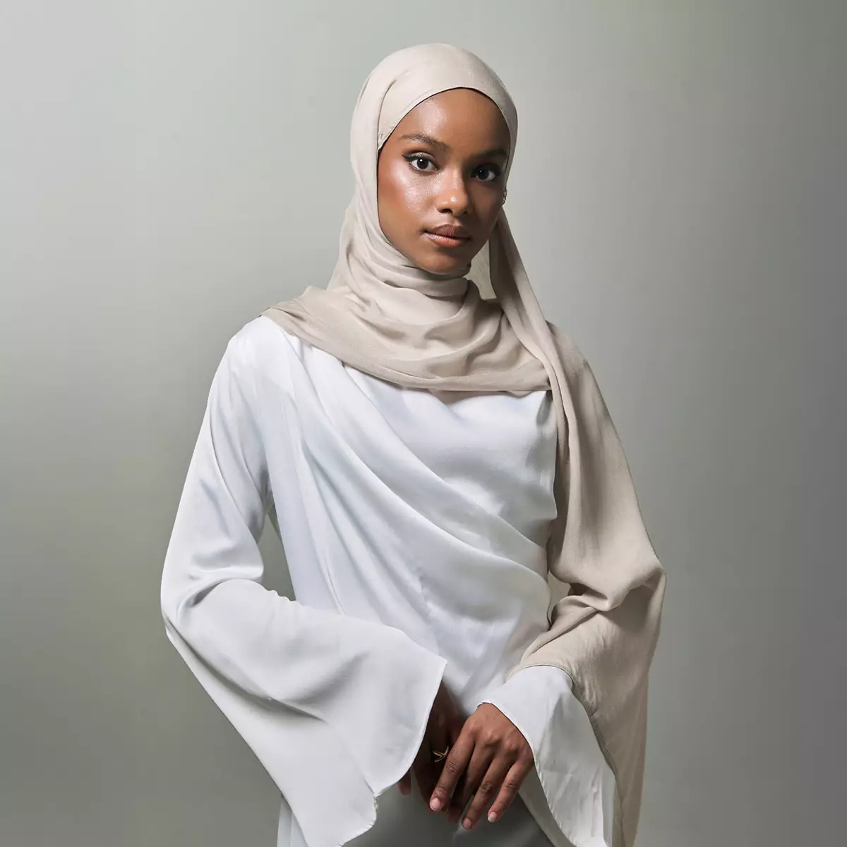 [New Collection] ZM Zaskia Mecca - Leeya Crystal Pink Pashmina Viscose Muslim - Jilbab Bahan Viscose Premium