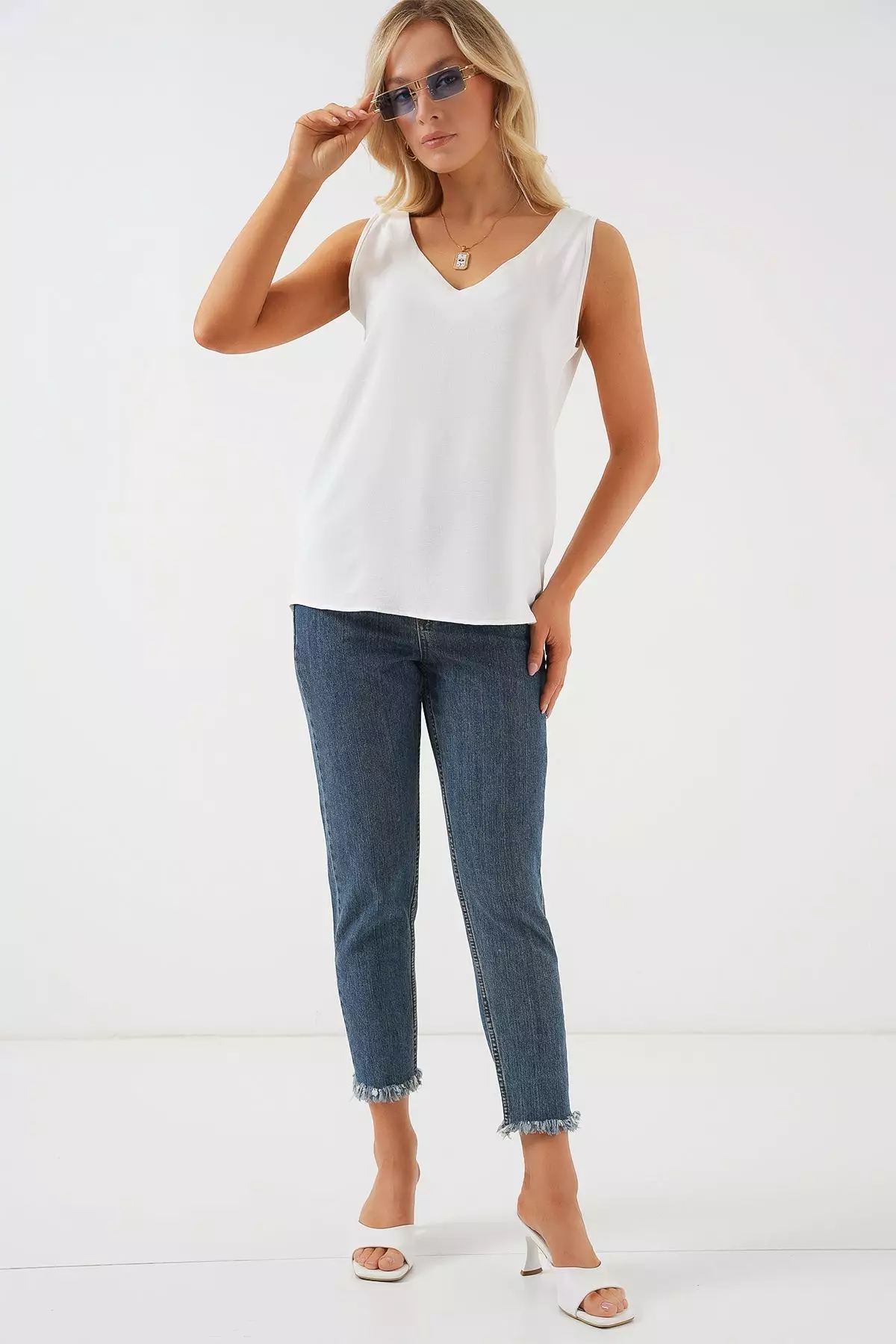 V-Neck Blouse