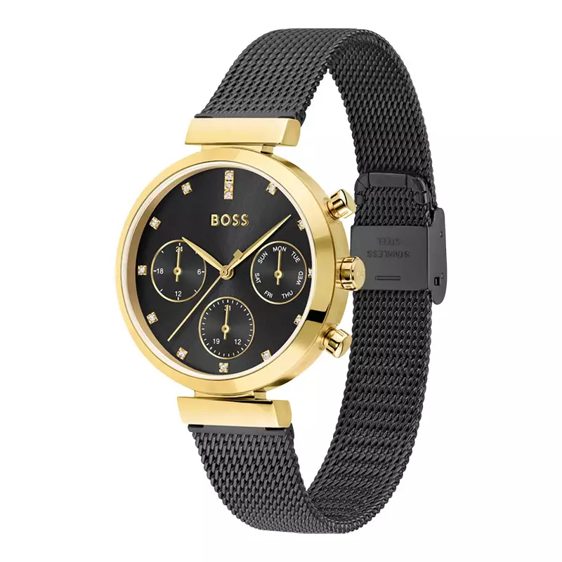 Boss flawless chronograph ladies watch clearance
