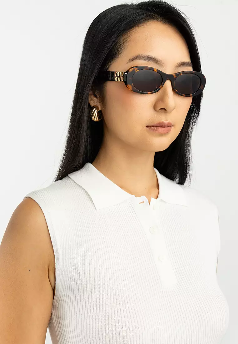 Miu Oval Sunglasses