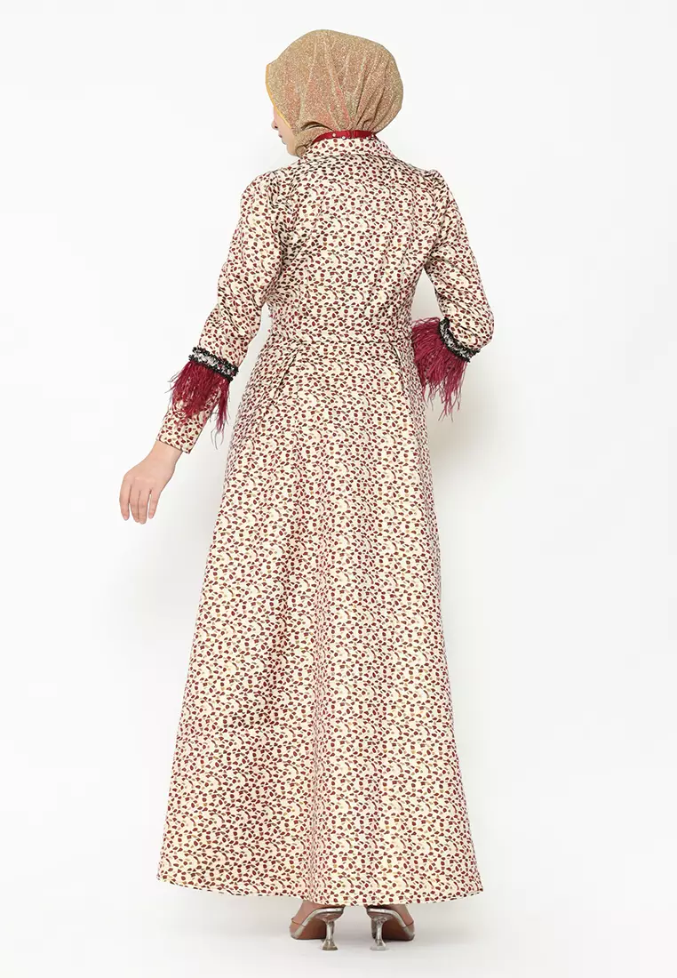 Bibiq Gamis Satin Jacquard