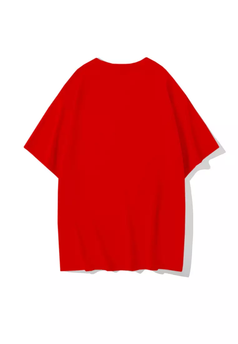 Crisathena College T-Shirt in Red