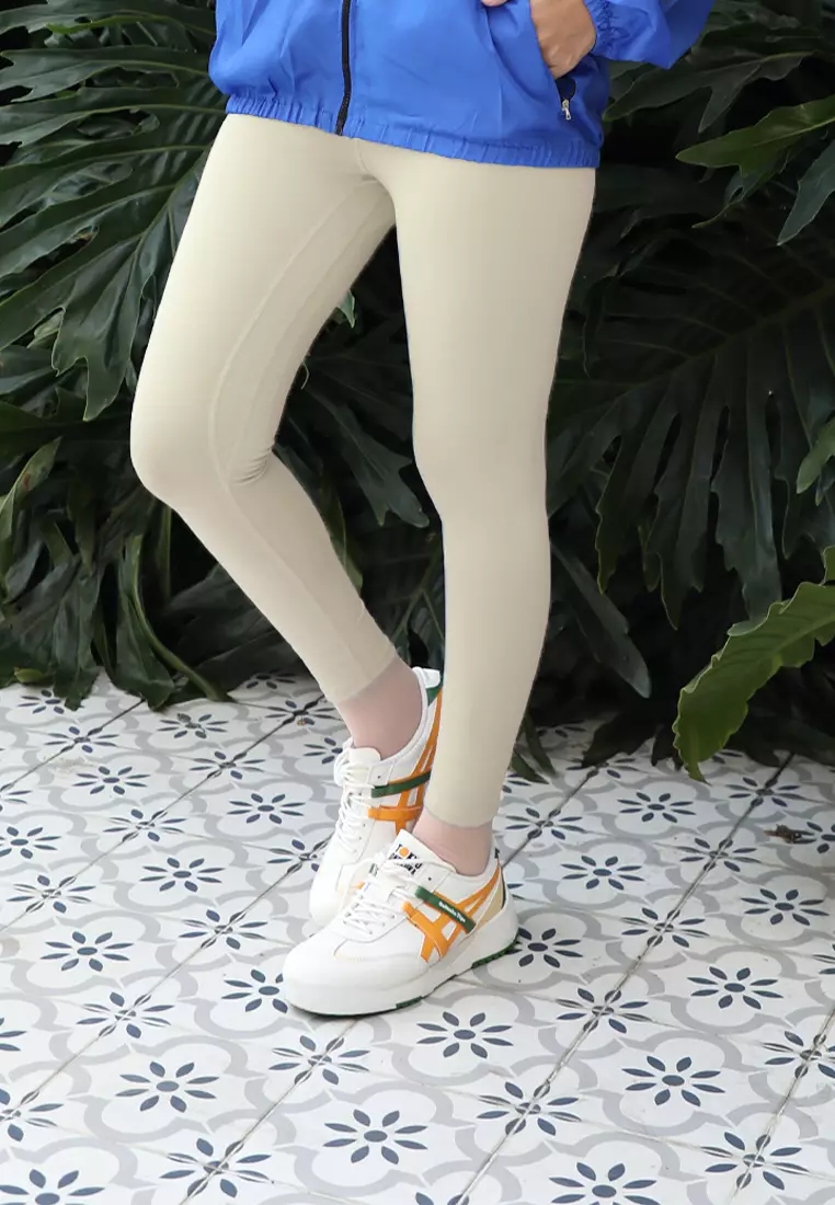 Zelena - Hasa Leggings Highwaist | Legging Olahraga Wanita | Sport Basic Layer - L