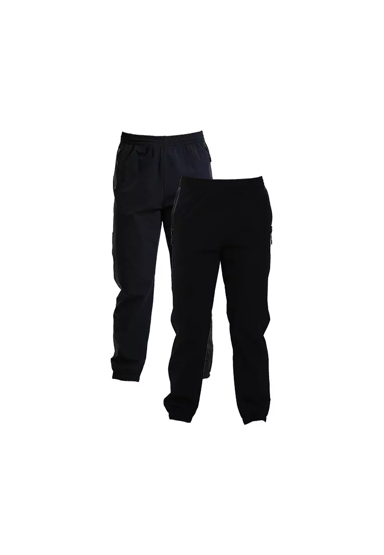 Forest Stretchable Slim Fit Tracksuit Men Track Pants Unisex Track Bottom  - 10787-01Black