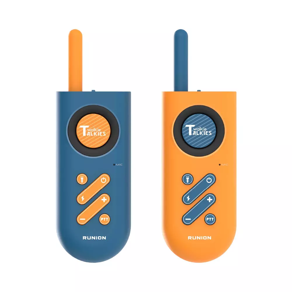 KIDDY FUN SET WALKIE TALKIE FASHION 500 MTR - BIRU/ORANYE