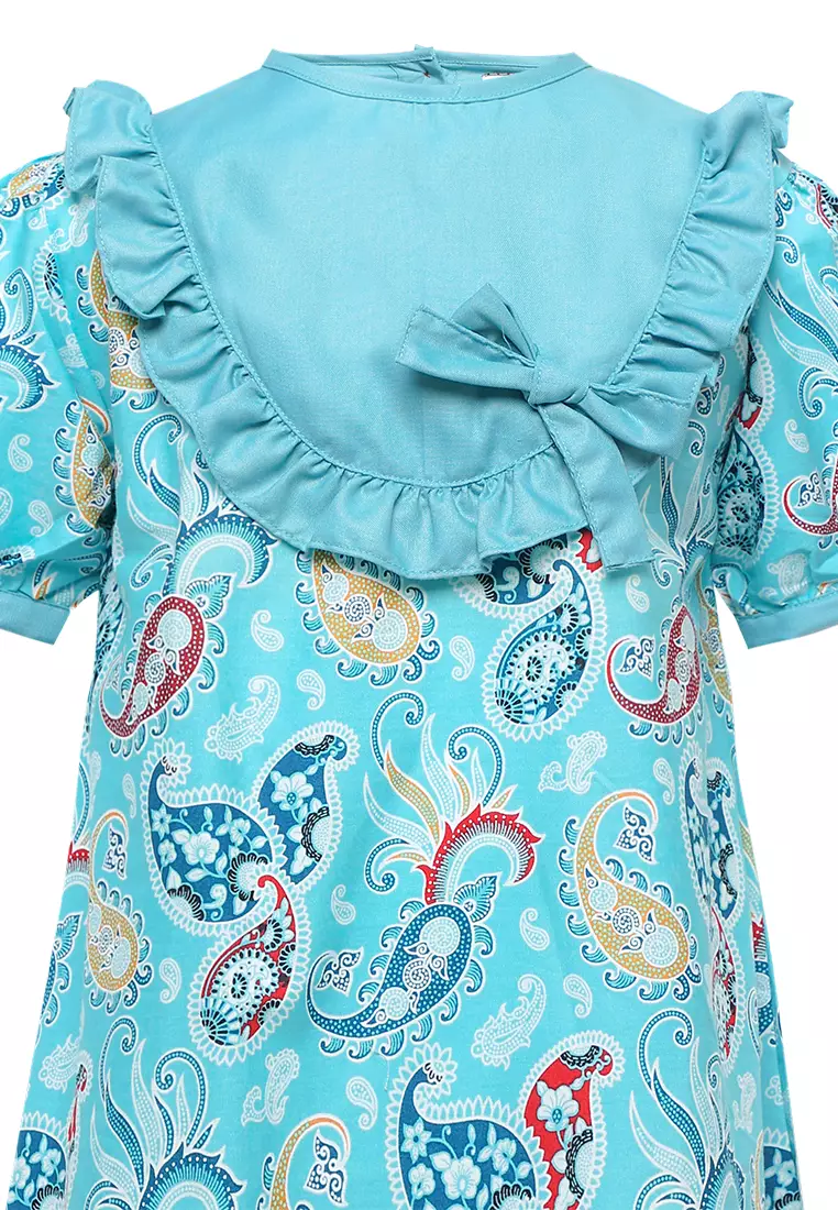Baju Anak Perempuan Dress Dillona Tosca Lengan Pendek