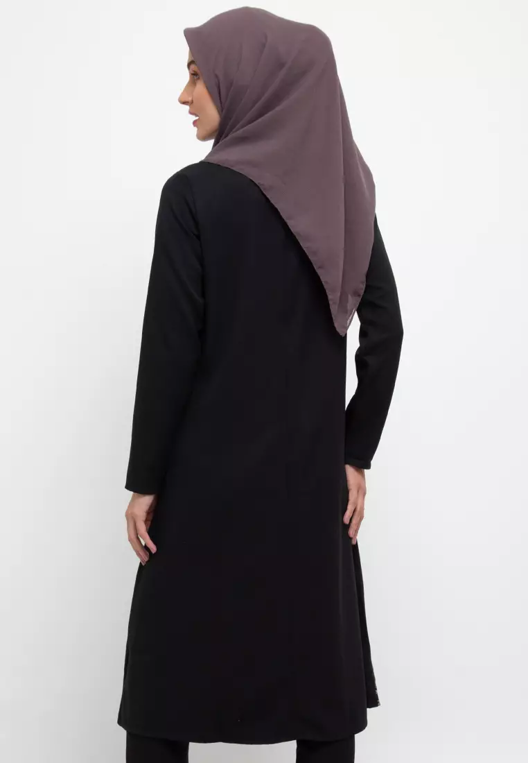 Tami Tunic In Green Leaf Print