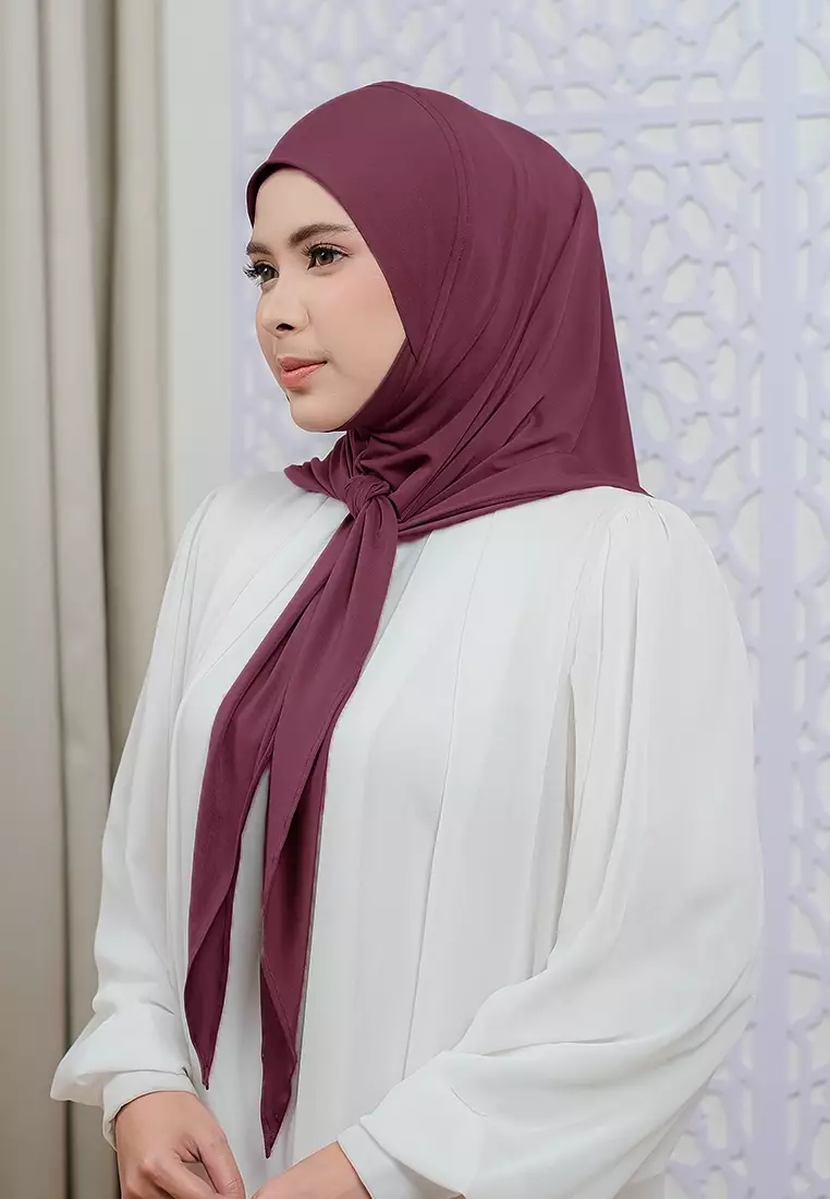 HIJAB INSTAN LUNA - CRIMSON