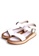Twenty Eight Shoes white Leather Single Strap Platform Sandals VS6662 49ACDSH530603AGS_3