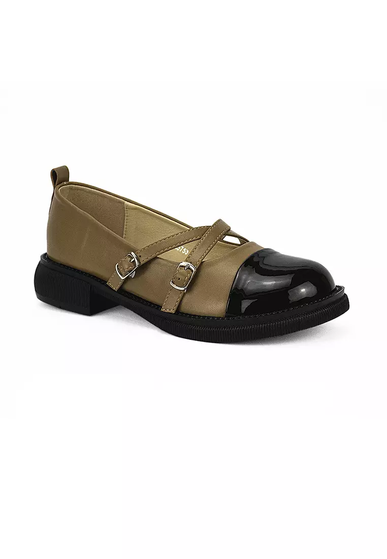 Discount on Mario D' boro Runway  shoes - SKU: Women's Korean Flats Shoes LW 23753 Taupe C41