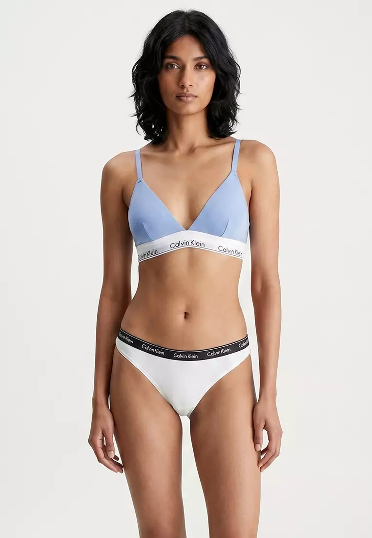 Icon Cotton Modal Lightly Lined Triangle Bralette