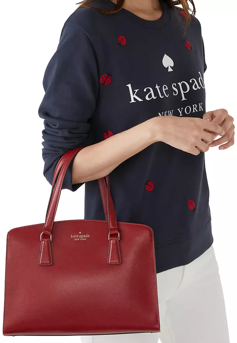 Original Kate Spade Cedar Street Maise Plain Women's Top Handle Bag - Red