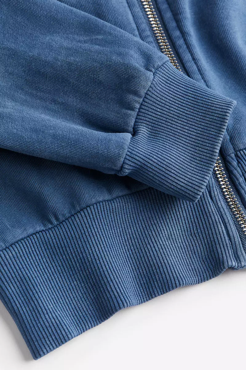 Zip-through hoodie