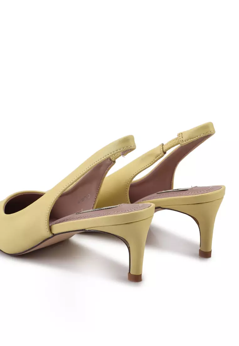 slingback mid heels