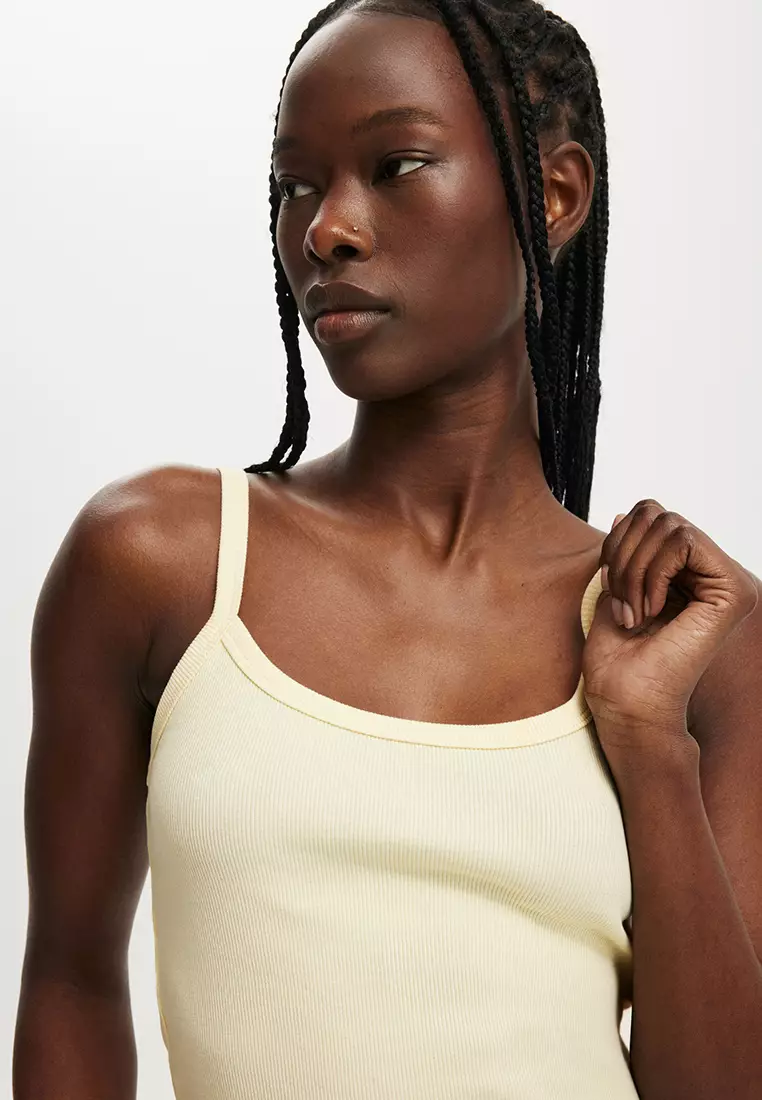 Goldie Rib Scoop Cami Top