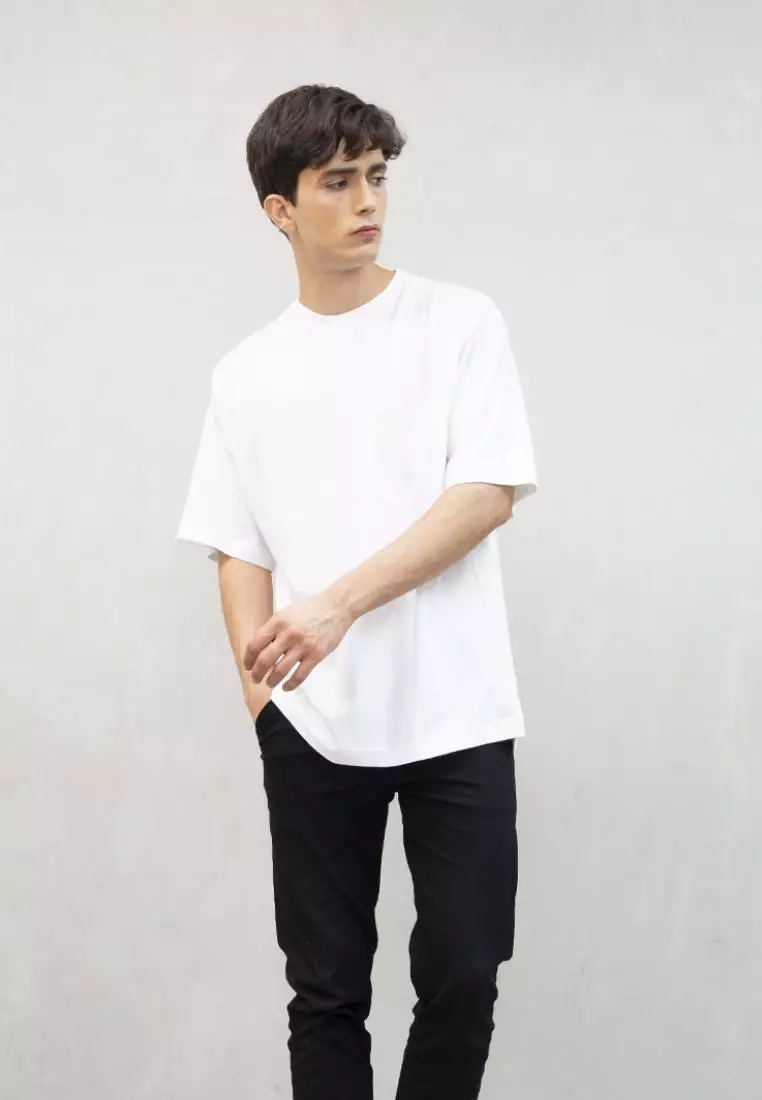 kaos oversized pria PUTIH polos wanita oversize shirt