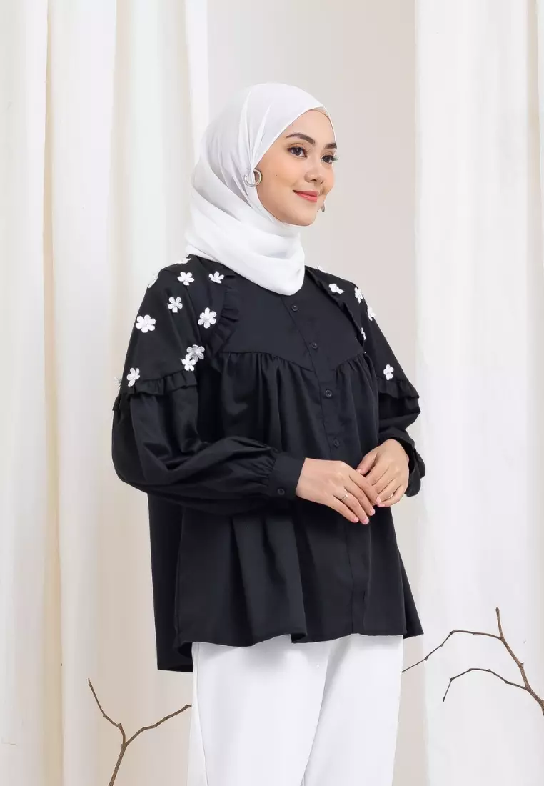 Kalisha Blouse - Oreo