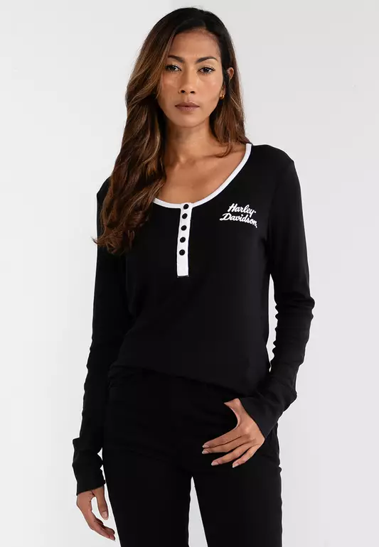 Harley-Davidson Trophy Bar & Shield Henley