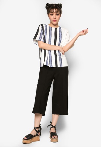 半色條紋esprit台灣門市連身裙, 服飾, 上衣