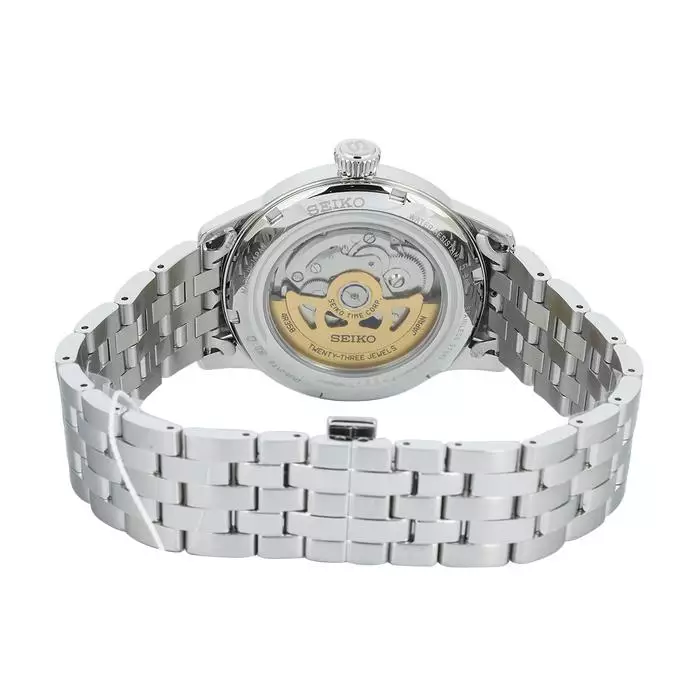 Seiko Presage SRPB41J1 Silver Dasar Coktail Cowok