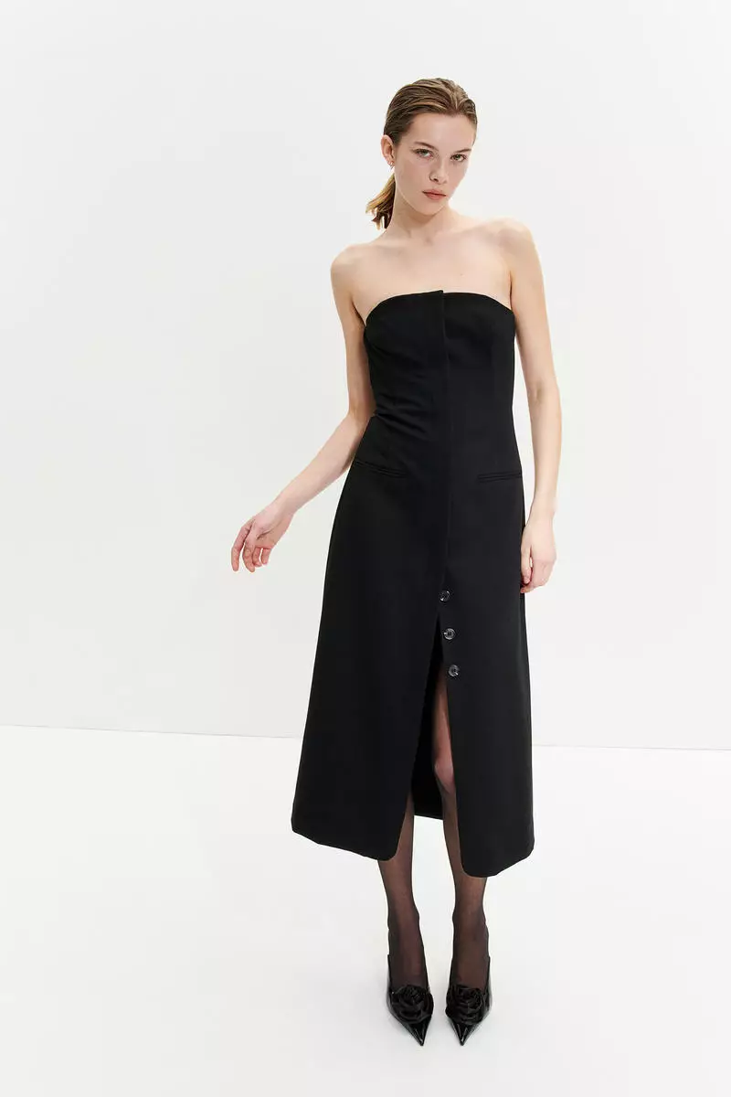 Bandeau bodycon dress