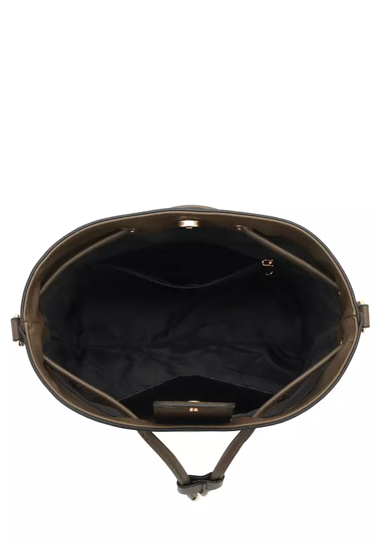 Women's Bucket Bag / Shoulder Bag / Sling Bag / Crossbody Bag (Tas Ember Wanita / Tas Bahu Wanita / Tas Selempang Wanita )-  Hijau